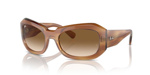 Ray-Ban RB2212 Beate M (56 - 20) with Brown lenses and Tortoise frame Sunglasses
