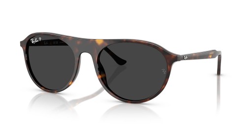 Ray-Ban RB2215 XL (56 - 20) with Black lenses and Tortoise frame Sunglasses