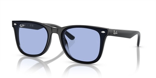 Ray-Ban RB4420 XL (65 - 18) with Blue lenses and Black frame Sunglasses