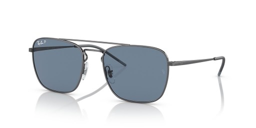 Ray-Ban RB3588 L (55 - 19) with Blue lenses and Silver frame Sunglasses