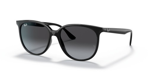 Ray-Ban RB4378 S (54 - 16) with Grey lenses and Black frame Sunglasses
