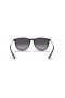 Ray-Ban RB4171F Erika Classic XL (57 - 18) with Grey lenses and Black frame Sunglasses
