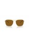 Ray-Ban RB3588 L (55 - 19) with Brown lenses and Gold frame Sunglasses