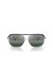 Ray-Ban RB2205 Bill One XL (60 - 16) with Silver lenses and Black frame Sunglasses