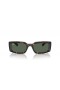 Ray-Ban RB4395 Kiliane Bio-Based M (54 - 21) with Green lenses and Tortoise frame Sunglasses