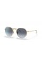 Ray-Ban RB3565 Jack M (51 - 20) with Blue lenses and Gold frame Sunglasses