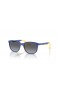Ray-Ban RB9078S Kids Bio-Based M (48 - 16) with Grey lenses and Blue frame Sunglasses