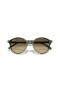 Ray-Ban RB2230F Bernard M (51 - 20) with Brown lenses and Green frame Sunglasses