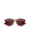 Ray-Ban RB3539 Erika Metal M (54 - 19) with Violet lenses and Tortoise frame Sunglasses