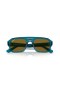 Ray-Ban RB4397 Corrigan Bio-Based M (54 - 20) with Brown lenses and Blue frame Sunglasses