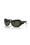 Ray-Ban RB2212 Beate M (56 - 20) with Green lenses and Black frame Sunglasses