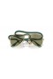 Ray-Ban RB9506S Aviator Kids L (52 - 14) with Green lenses and Gold frame Sunglasses
