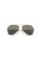 Ray-Ban RB3025 Aviator Clear Evolve XXL (62 - 14) with Grey lenses and Gold frame Sunglasses