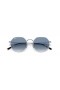 Ray-Ban RB3565 Jack L (53 - 20) with Blue lenses and Silver frame Sunglasses