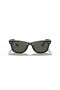 Ray-Ban RB2140F Original Wayfarer Classic XL (54 - 18) with Green lenses and Black frame Sunglasses