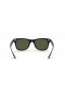 Ray-Ban RB4195 Wayfarer Liteforce L (52 - 20) with Green lenses and Black frame Sunglasses
