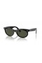 Ray-Ban RB2242 Wayfarer Oval L (53 - 22) with Green lenses and Black frame Sunglasses