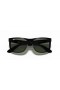 Ray-Ban RB4165 Justin Classic S (54 - 16) with Green lenses and Black frame Sunglasses
