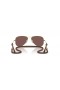 Ray-Ban RB9506S Aviator Kids L (52 - 14) with Brown lenses and Gold frame Sunglasses