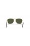Ray-Ban RB3136 Caravan XL (58 - 15) with Green lenses and Gold frame Sunglasses
