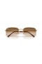 Ray-Ban RB3746 XXL (59 - 20) with Brown lenses and Gold frame Sunglasses