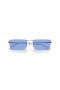 Ray-Ban RB3741 Emy Bio-Based XXL (59 - 17) with Blue lenses and Silver frame Sunglasses