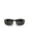 Ray-Ban RB3119M Olympian I Deluxe L (62 - 18) with Green lenses and Black frame Sunglasses