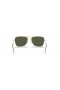 Ray-Ban RB3136 Caravan L (55 - 15) with Green lenses and Gold frame Sunglasses