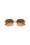 Ray-Ban RB3694 Jim L (53 - 20) with Pink lenses and Silver frame Sunglasses