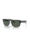Ray-Ban RB4407 XL (57 - 19) with Green lenses and Black frame Sunglasses
