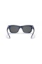 Ray-Ban RB2283 Burbank XL (55 - 20) with Grey lenses and Blue frame Sunglasses