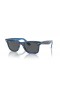 Ray-Ban RB2140F Original Wayfarer Change L (52 - 22) with Grey lenses and Blue frame Sunglasses