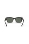Ray-Ban RB2190 Jeffrey L (53 - 20) with Green lenses and Black frame Sunglasses