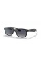 Ray-Ban RB2132F New Wayfarer Classic M (55 - 18) with Blue lenses and Black frame Sunglasses