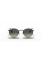 Ray-Ban RB3447N Round Flat Lenses L (53 - 21) with Grey lenses and Black frame Sunglasses