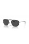 Ray-Ban RB3707 XL (57 - 20) with Grey lenses and Silver frame Sunglasses
