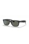 Ray-Ban RB2132 New Wayfarer Classic S (52 - 18) with Green lenses and Black frame Sunglasses