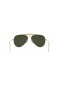 Ray-Ban RB3030 Outdoorsman | Aviation Collection XL (58 - 14) with Green lenses and Gold frame Sunglasses