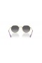 Ray-Ban RB9565S Jack Kids M (47 - 19) with Grey lenses and Gold frame Sunglasses