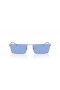 Ray-Ban RB3741 Emy Bio-Based XXL (59 - 17) with Blue lenses and Silver frame Sunglasses
