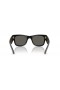 Ray-Ban RB0840S Mega Wayfarer Blacked Out Collection M (51 - 21) with Grey lenses and Black frame Sunglasses
