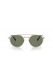 Ray-Ban RB8265 Jack II Titanium M (51 - 20) with Green lenses and Gold frame Sunglasses