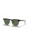 Ray-Ban RB3716 Clubmaster Metal L (51 - 21) with Green lenses and Black frame Sunglasses
