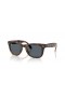 Ray-Ban RB4105 Wayfarer Folding Classic L (50 - 22) with Blue lenses and Tortoise frame Sunglasses