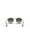 Ray-Ban RB3447N Round Flat Lenses L (53 - 21) with Grey lenses and Black frame Sunglasses