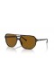 Ray-Ban RB2205 Bill One XL (60 - 16) with Brown lenses and Tortoise frame Sunglasses