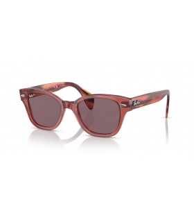 Ray-Ban RB0880S L (52 - 19) with Violet lenses and Pink frame Sunglasses