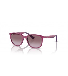 Ray-Ban RB9078S Kids Bio-Based M (48 - 16) with Violet lenses and Pink frame Sunglasses