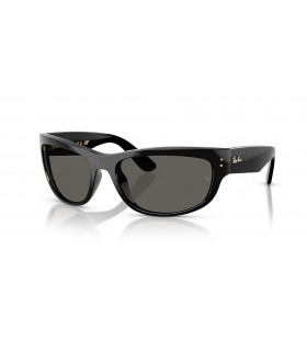 Ray-Ban RB2289 Mega Balorama Blacked Out Collection XL (63 - 19) with Grey lenses and Black frame Sunglasses
