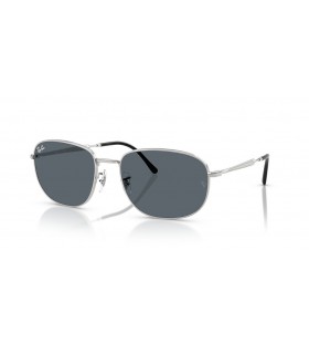 Ray-Ban RB3754 XXL (60 - 19) with Blue lenses and Silver frame Sunglasses